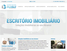 Tablet Screenshot of imobfacil.net